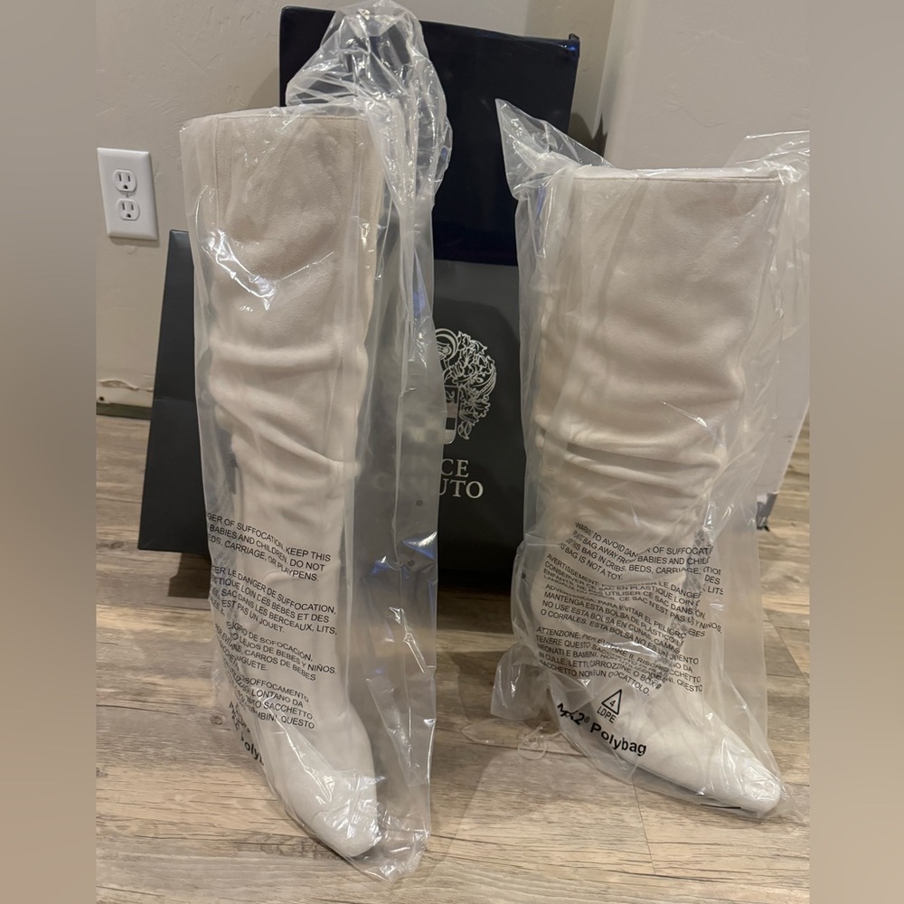 NWT Vince Camino Chelsey Slouch Wide Calf Knee High Boot